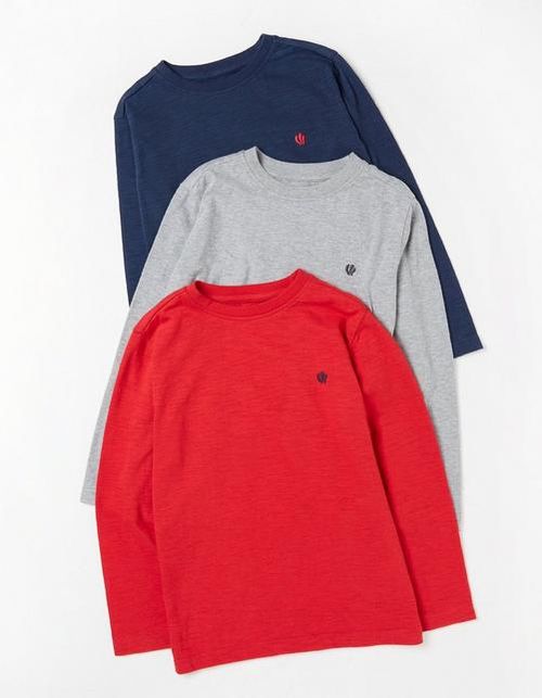 Three Pack Long Sleeve...