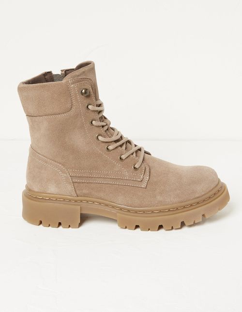 Eliza Suede Ankle Worker Boot