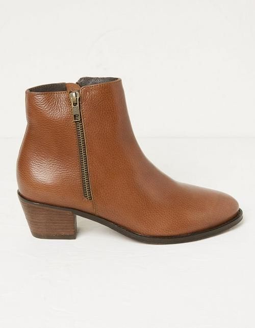 Betsy Zip Detail Ankle Boot