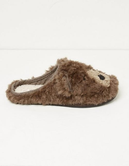 Mens Grizzly Bear Slipper