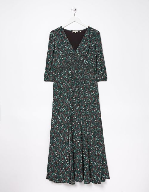 Rene Evergreen Midi Dress