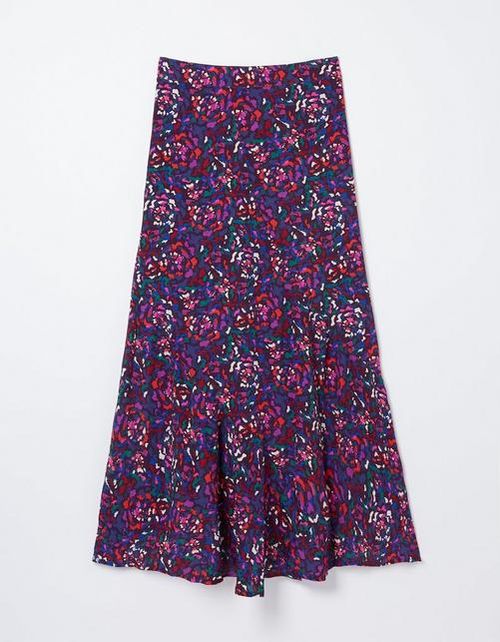 Naomi Abstract Midi Skirt