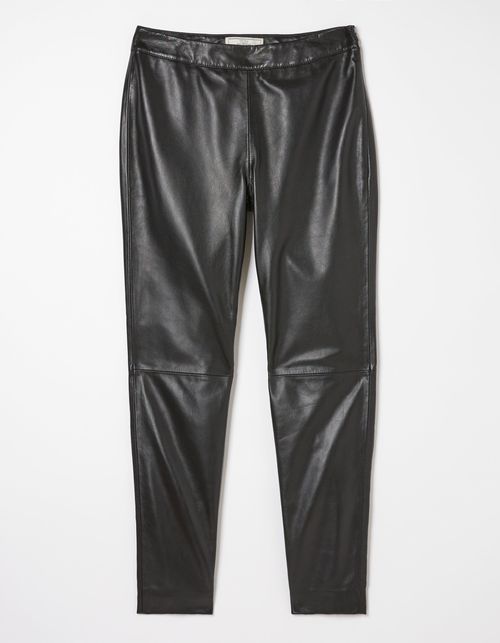 Lana Leather Tapered Trousers