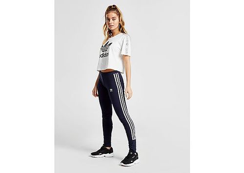 adidas Originals 3-Stripes Piping Leggings - Navy - | Compare Brent Cross