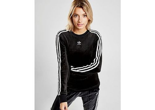 Utænkelig Bror Distraktion adidas Originals 3-Stripes Velvet Long Sleeve California T-Shirt - Black -  Womens | Compare | Cabot Circus