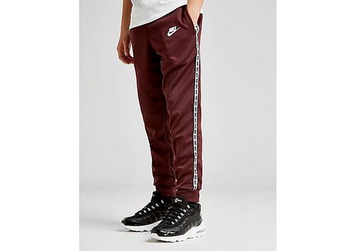 Nike Tape Track Pants Junior - Burgundy - Kids | Cross