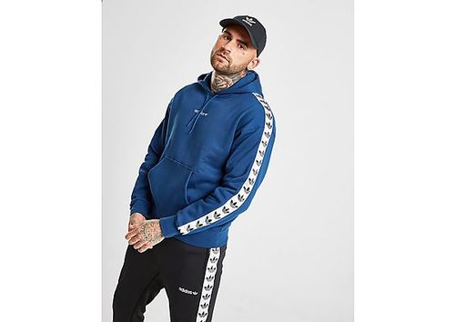 genio panorama Baño adidas Originals Tape Overhead Hoodie - Blue - Womens | Compare | Brent  Cross