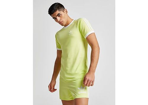 adidas Originals 3-Stripes California Short Sleeve T-Shirt - Green - Mens | Compare | Union Aberdeen Shopping Centre