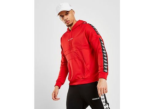 adidas Originals Overhead Tape Hoodie Red - Mens | Compare | Highcross Shopping Leicester