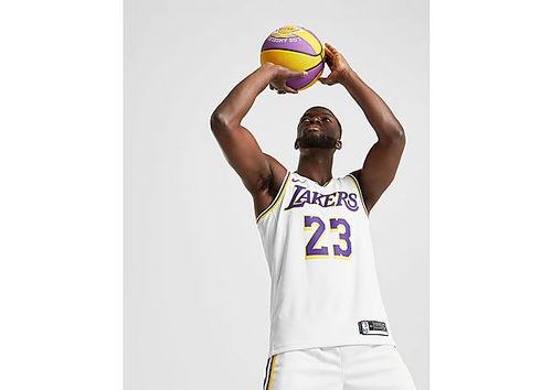 Nike NBA Los Angeles Lakers Swingman James #23 Jersey - White, Compare