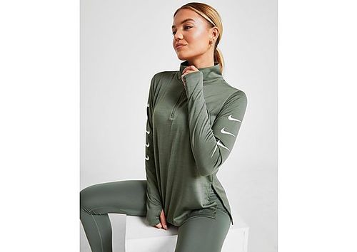 Nike Running Repeat Swoosh 1/4 Zip Track Top - Juniper Fog - Womens |  Compare | Highcross Shopping Centre Leicester