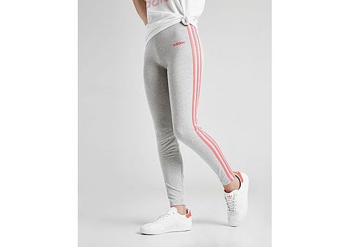 adidas Girls' 3-Stripes Leggings Junior - Grey - Kids | Compare | Union Square Aberdeen Shopping Centre