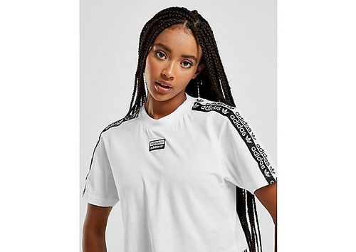 adidas Originals Tape Crop T-Shirt - White - Womens | Compare | Union  Square Aberdeen Shopping Centre