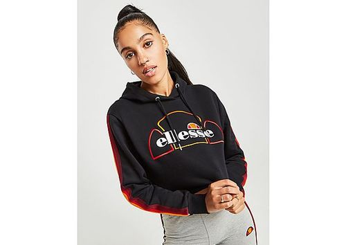Ellesse Rainbow Tape Crop Hoodie - Black - Womens | Compare | Union Square  Aberdeen Shopping Centre