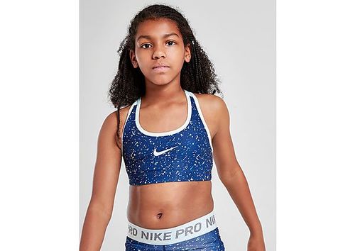 Nike Pro Reversible Shine Bra Junior - Blue Void | Compare | Brent Cross