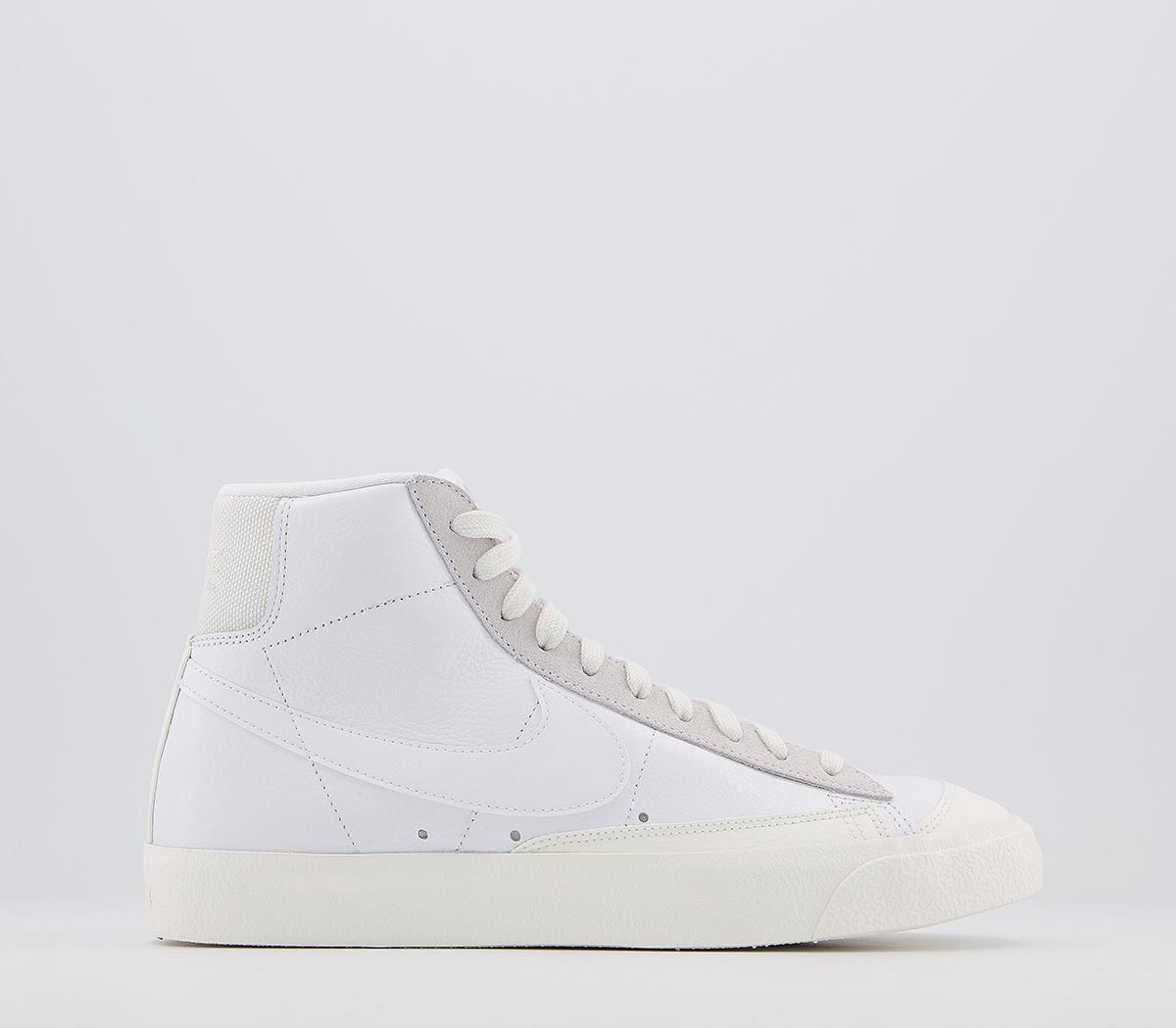 nike blazer mid 77 trainers white sail platinum tint