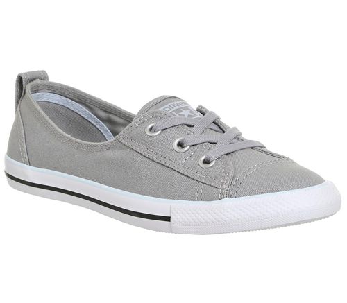 Converse Ctas Lace Trainers GREY BLUE CANVAS EXCLUSIVE | Compare | Cabot Circus