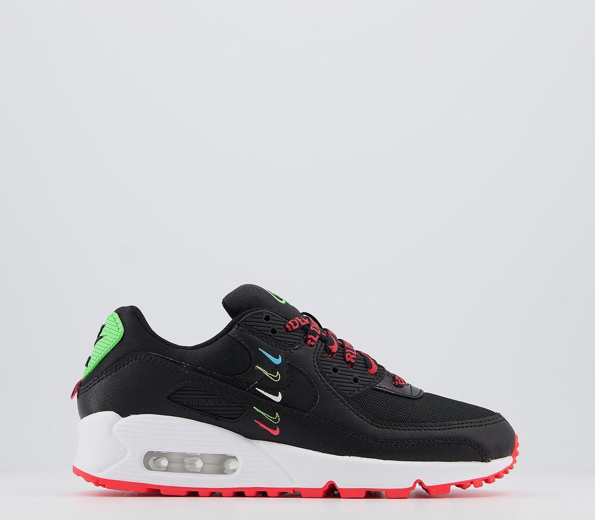 nike air max 90 black green