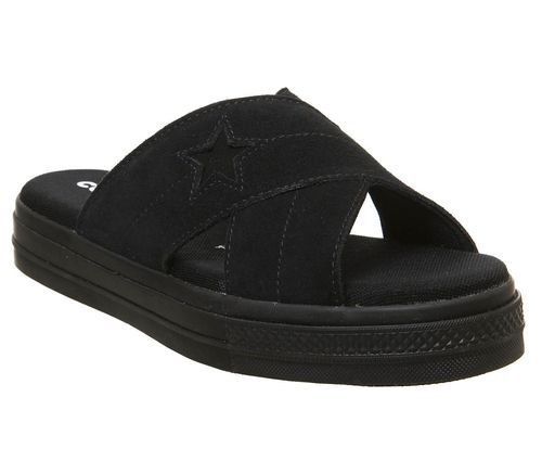historie Forskel Derive Converse One Star Sandal BLACK MONO | Compare | Cabot Circus