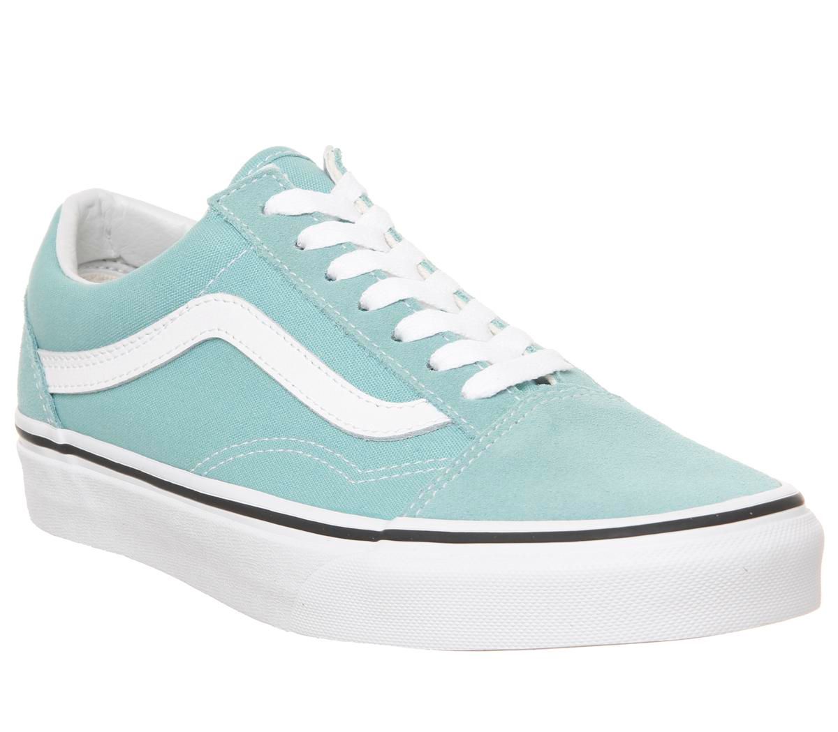 Vans Old Skool AQUA HAZE TRUE WHITE Compare Trinity Leeds