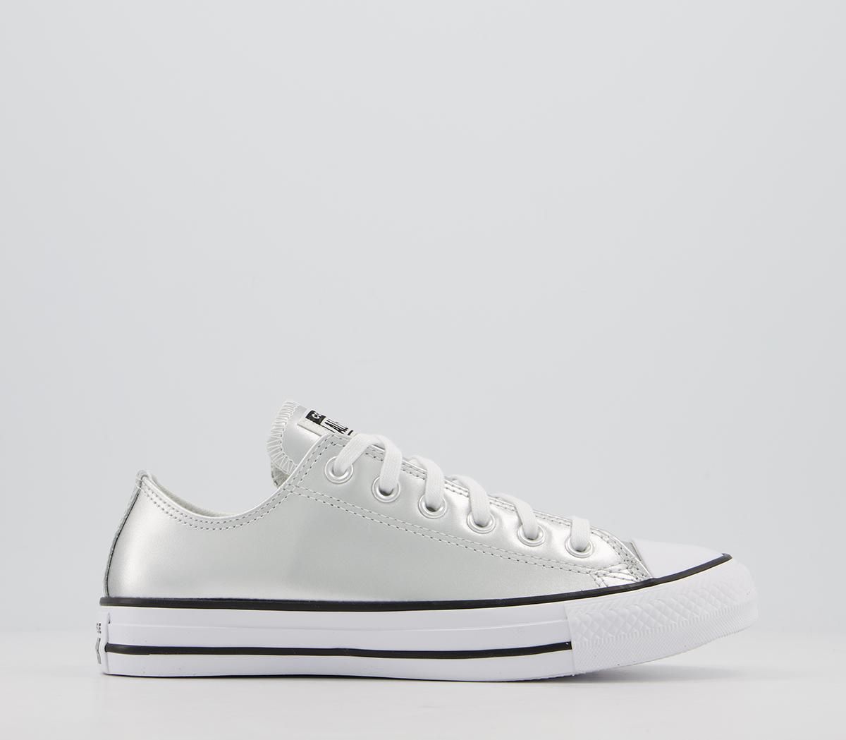 converse all star low egret white rainbow