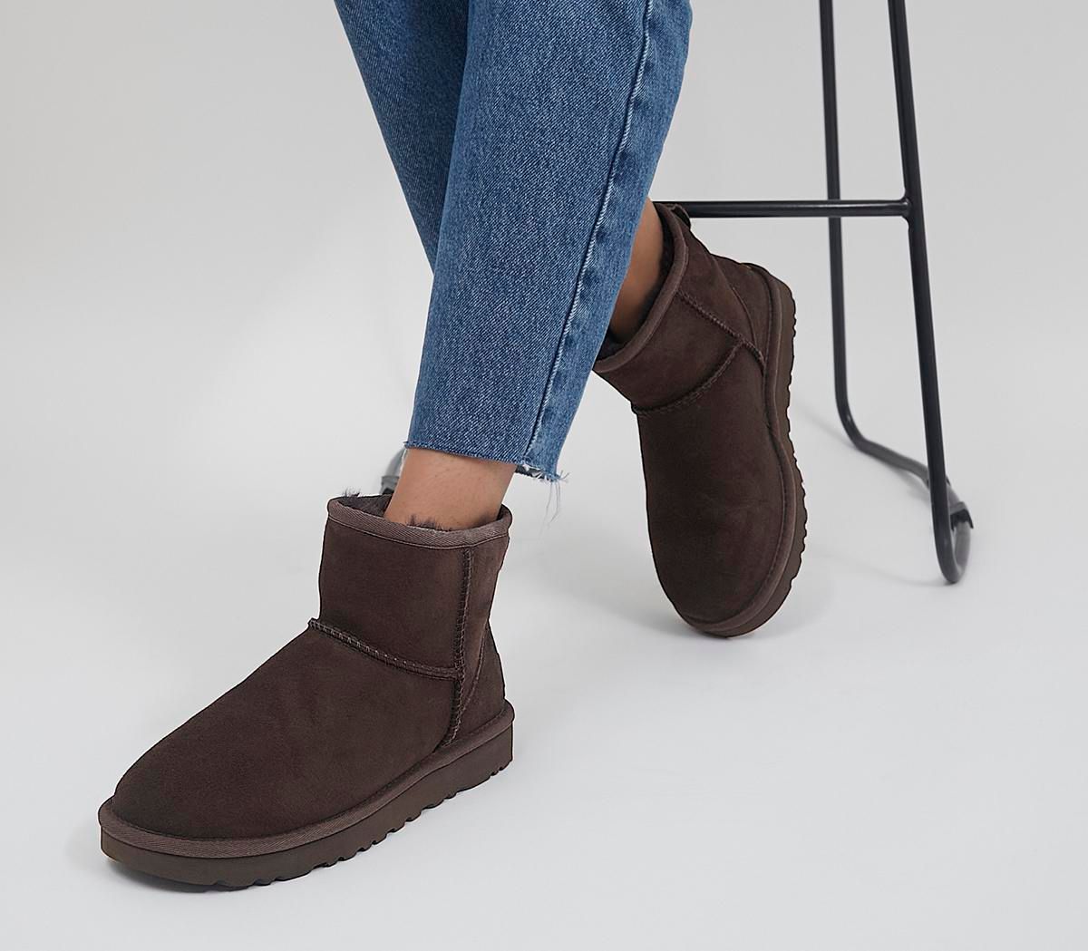 ugg classic mini ii chocolate