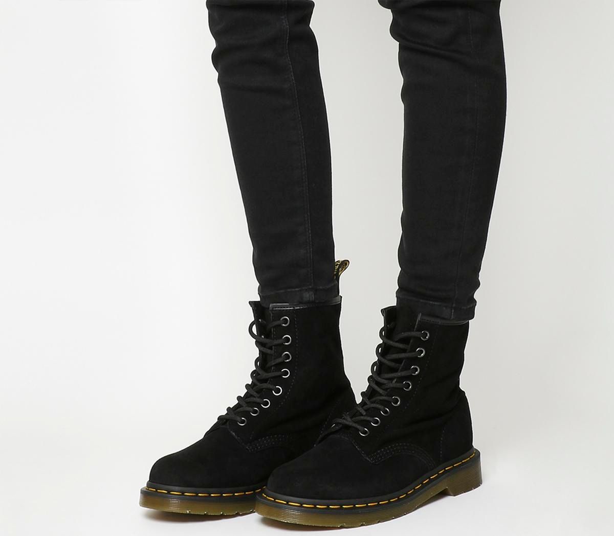 dr martens graphite grey suede