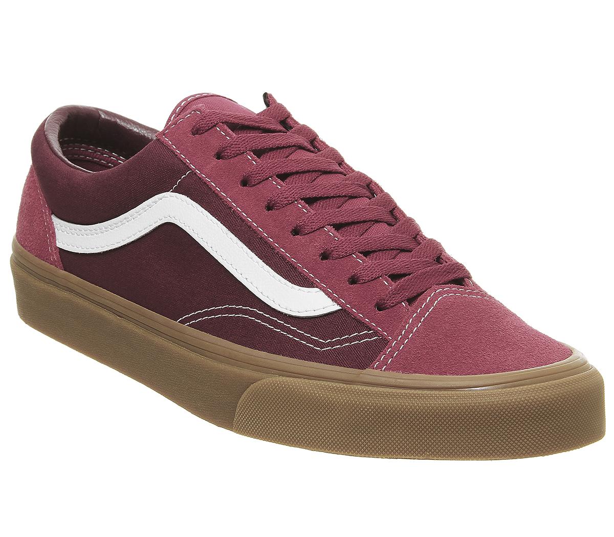 vans style 36 beet red