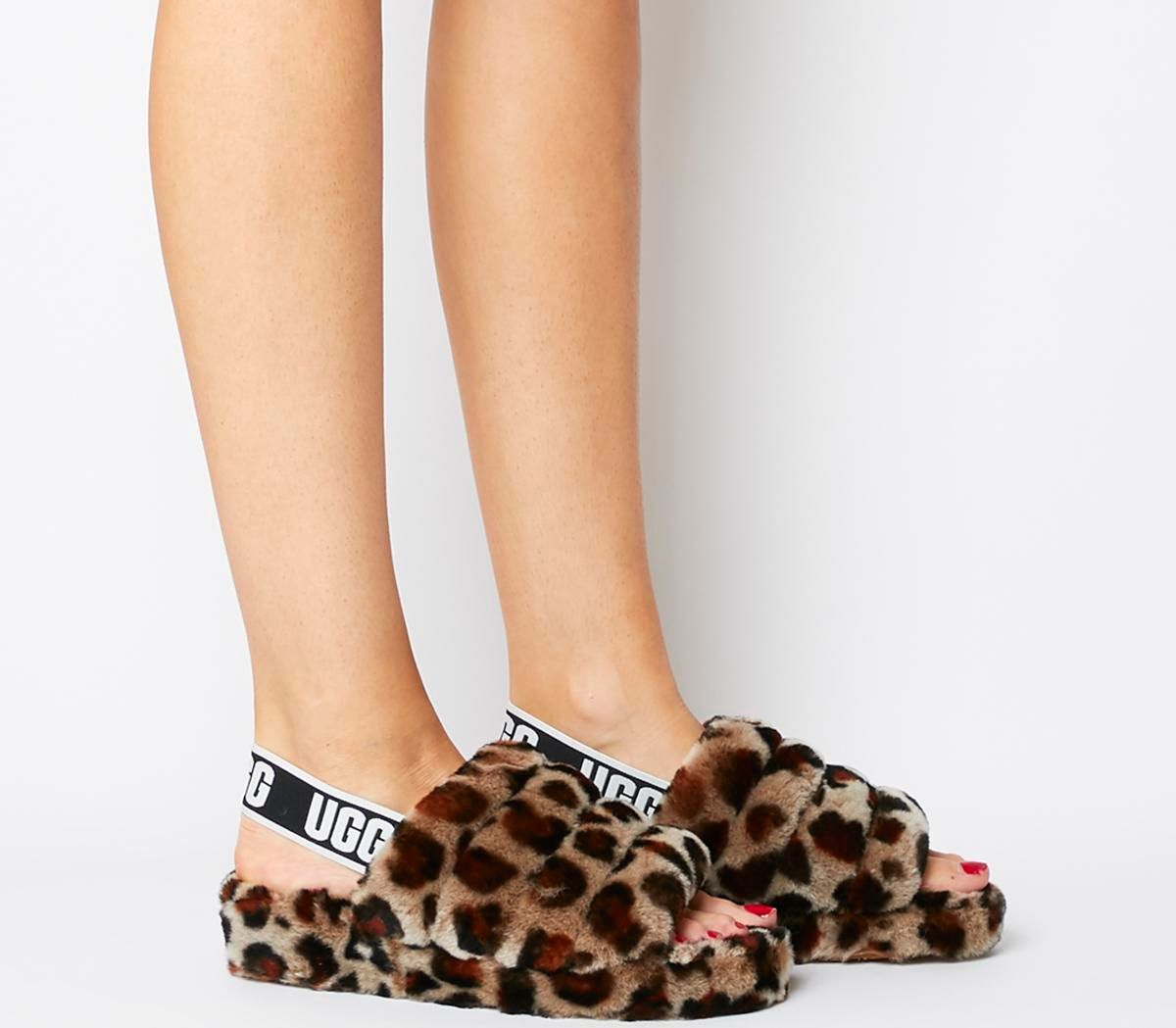 leopard fluff yeah ugg