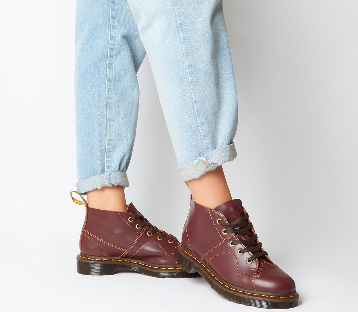 Dr. Martens Church 5 Eye Monkey Boot OXBLOOD | Compare | Cabot Circus