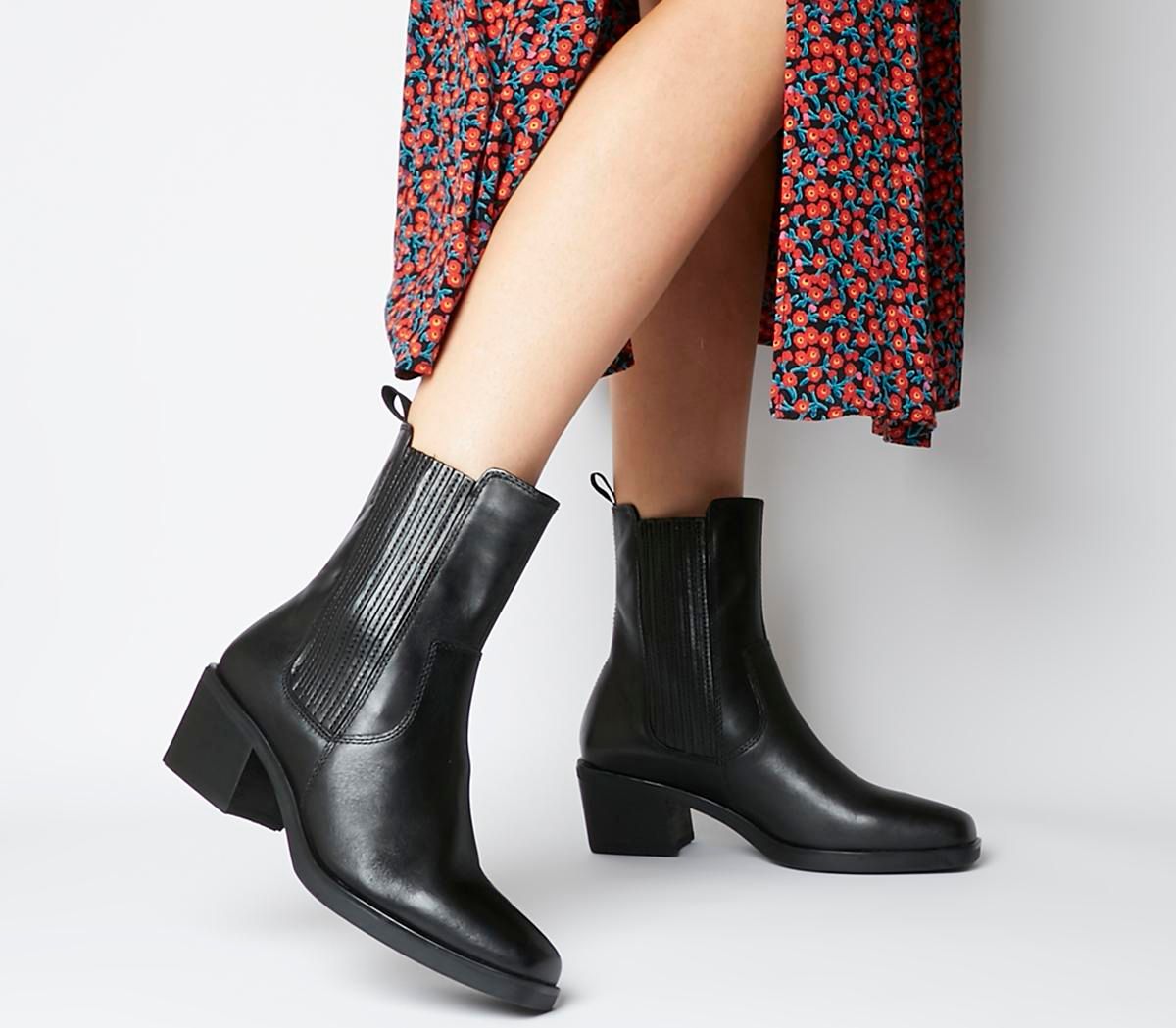 vagabond diane high boots black leather