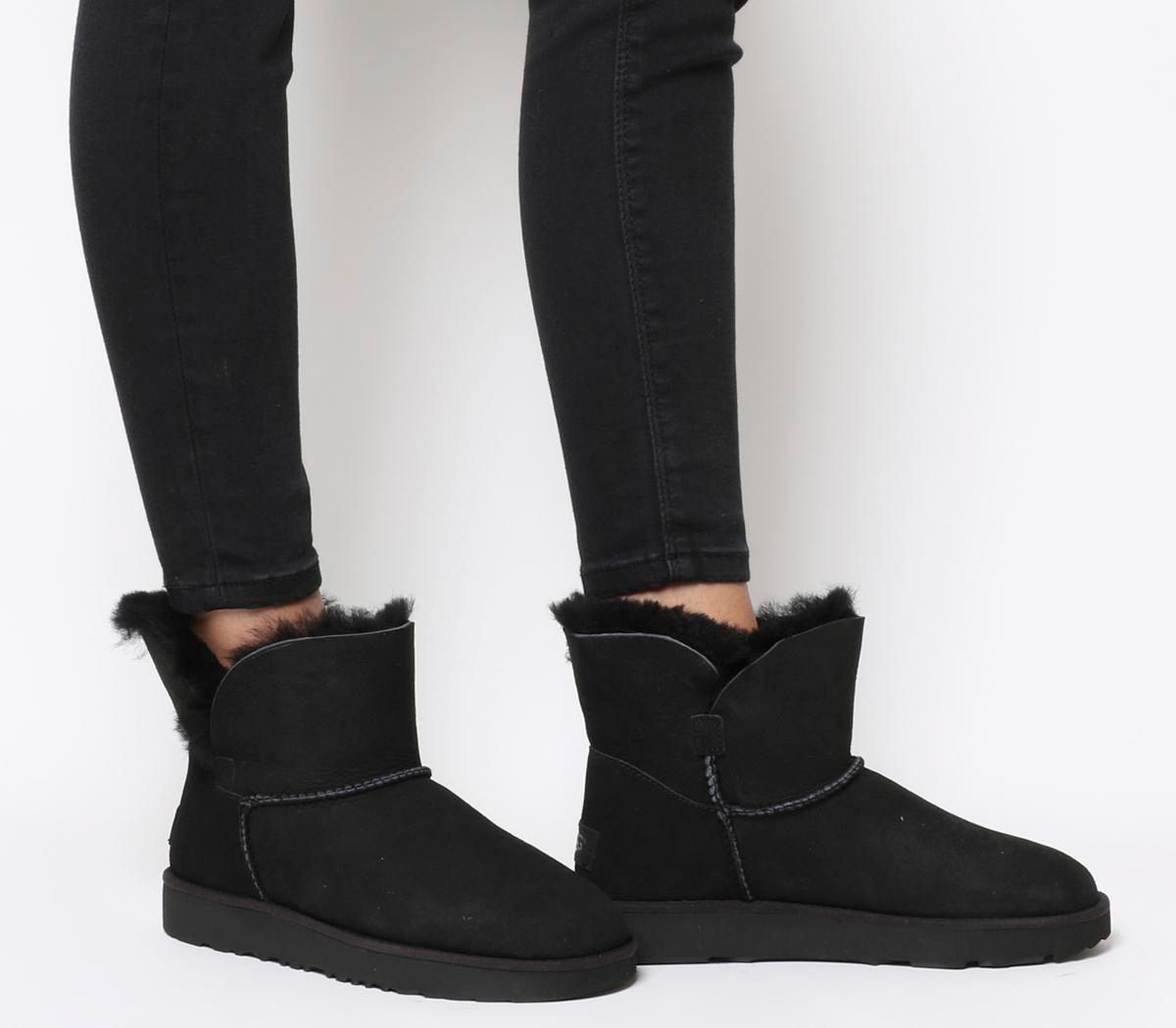 UGG Classic Cuff Mini BLACK | Compare | Cabot Circus