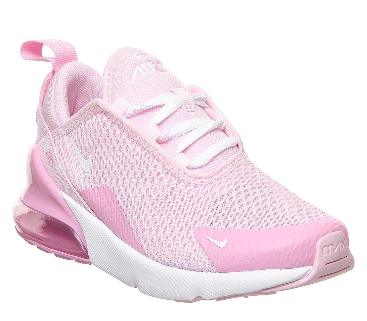 air max 270 gs trainers pink foam white pink rise