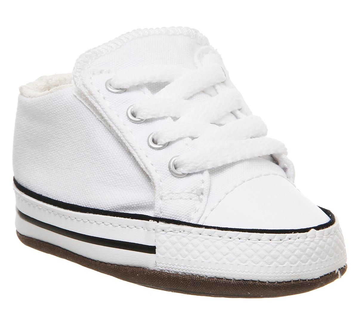 converse ctas ballet lace trainers off white frill