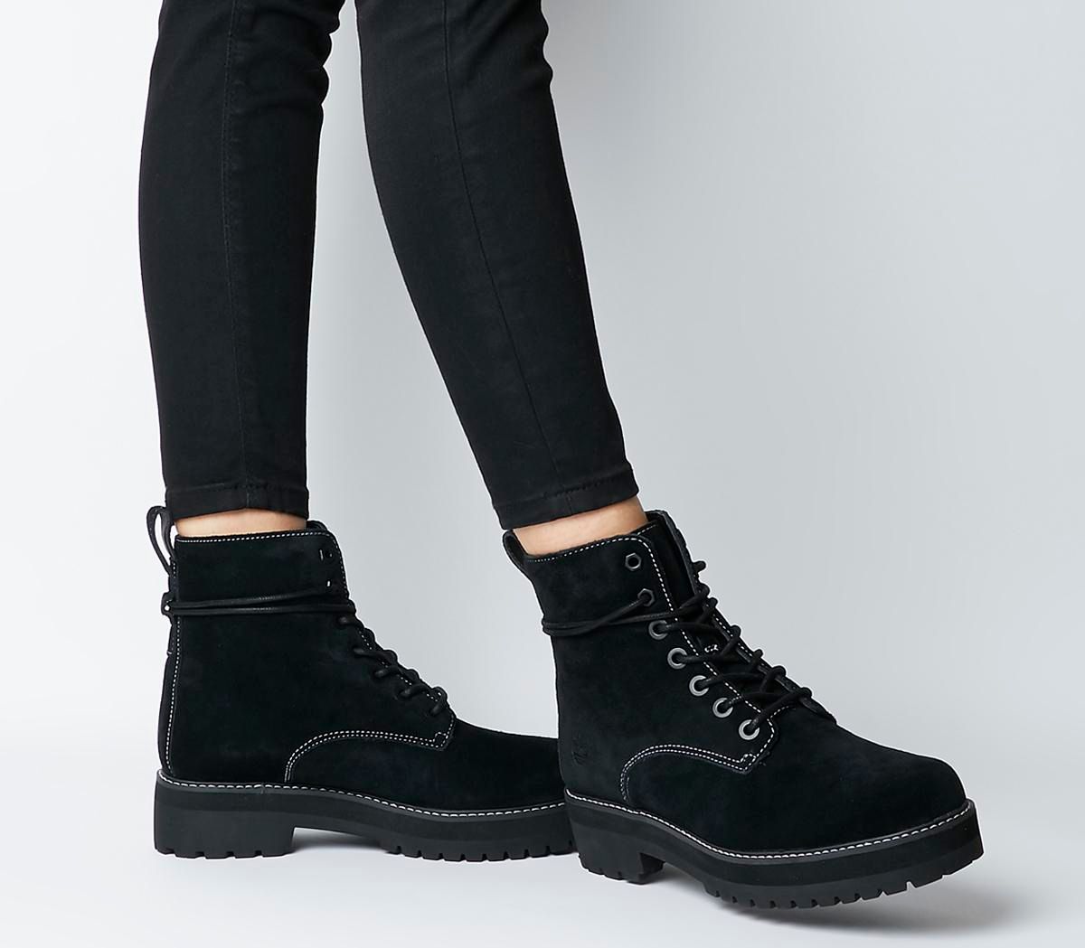 Timberland Lux Lace Up Boot NEW BLACK 