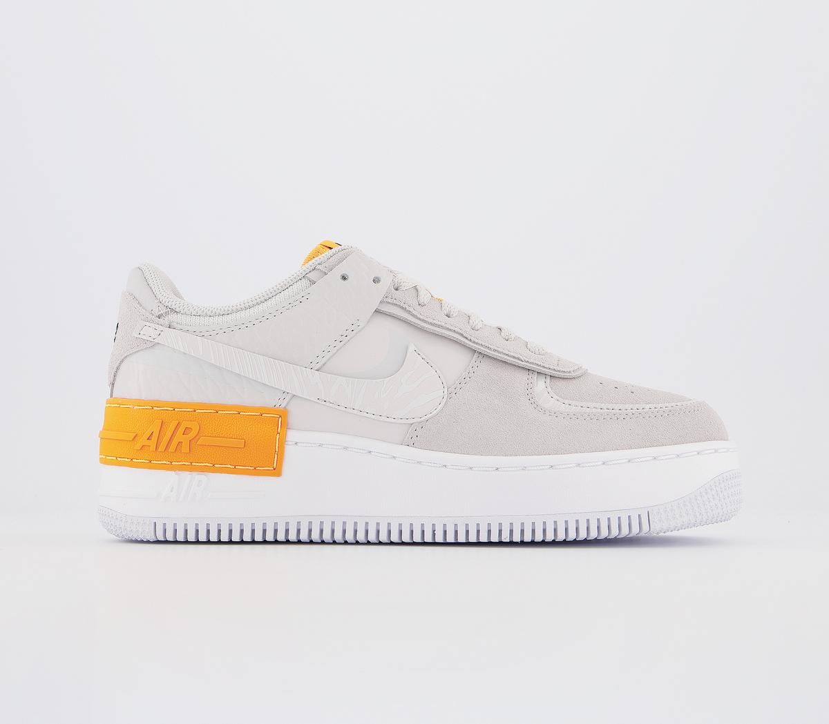 Nike Air Force 1 Shadow VAST GREY VAST GREY LASER ORANGE Compare