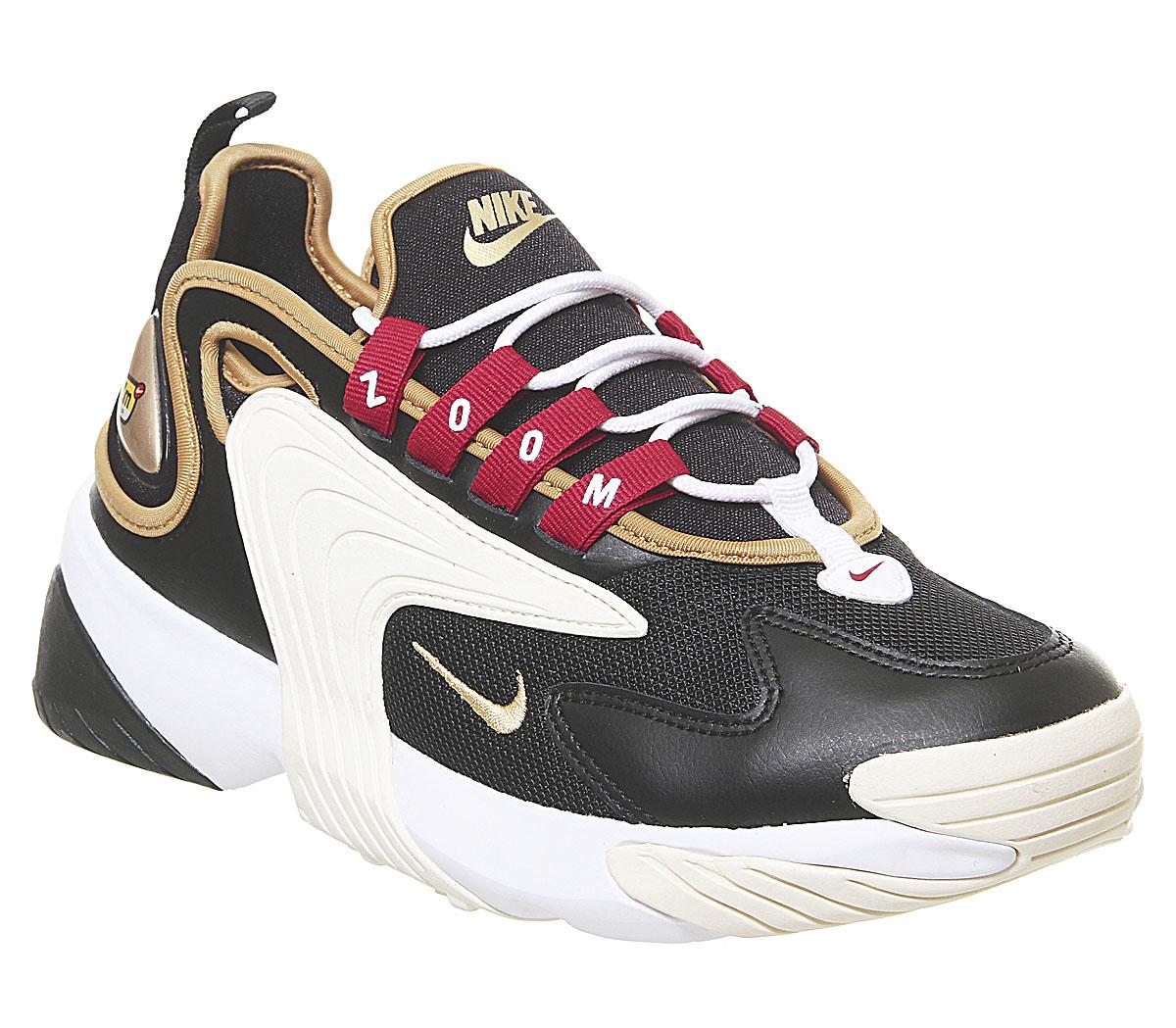 Nike Zoom 2k BLACK METALLIC GOLD WHITE SAIL Compare Cabot Circus