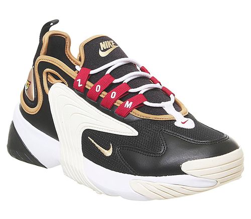 ganso café césped Nike Zoom 2k BLACK METALLIC GOLD WHITE SAIL | Compare | Cabot Circus