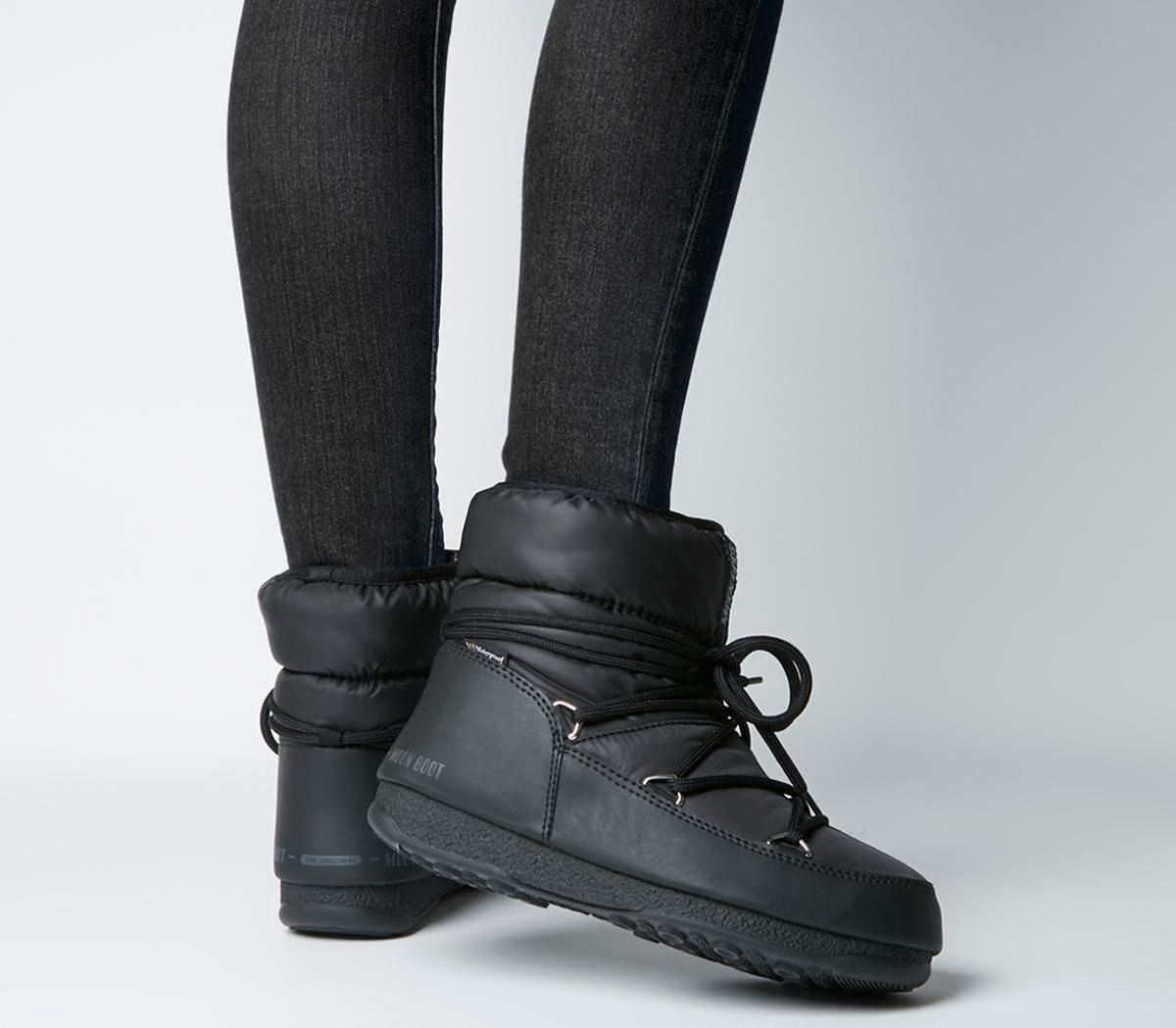 Moon boot top low nylon black