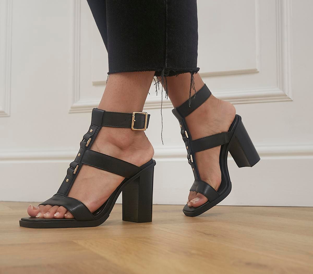 gladiator block heels