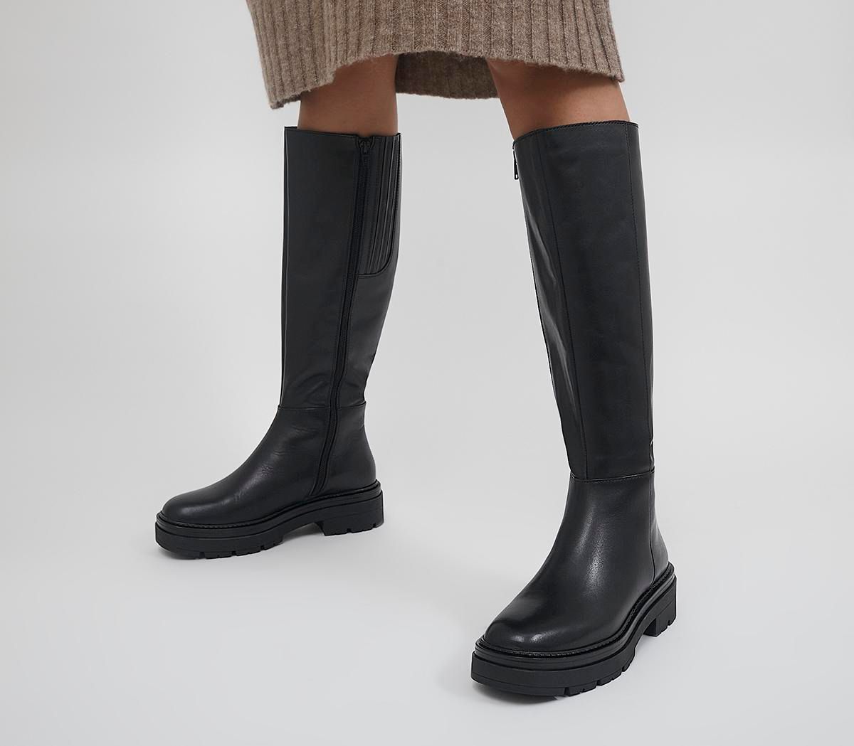 Office top chunky boots