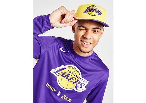 Purple New Era NBA LA Lakers Graphic T-Shirt