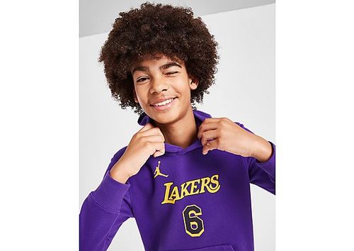 Yellow Nike NBA LA Lakers James #23 Jersey Junior