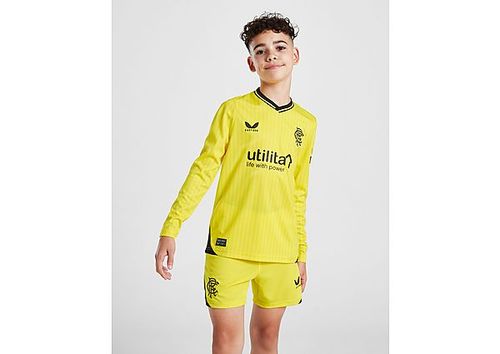 Yellow adidas Celtic FC 2023/24 Goalkeeper Home Shirt Junior