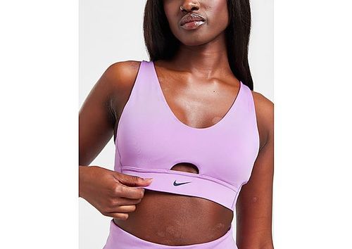 Nike Training Indy Plunge Sports Bra - Rush Fuchsia - Womens