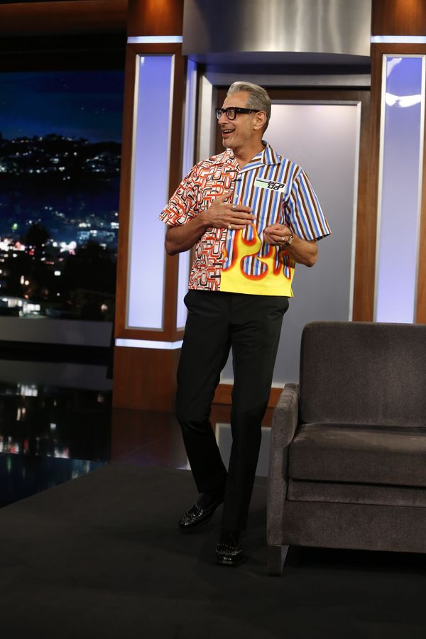 On Jeff Goldblum's Fascination With Prada Shirts