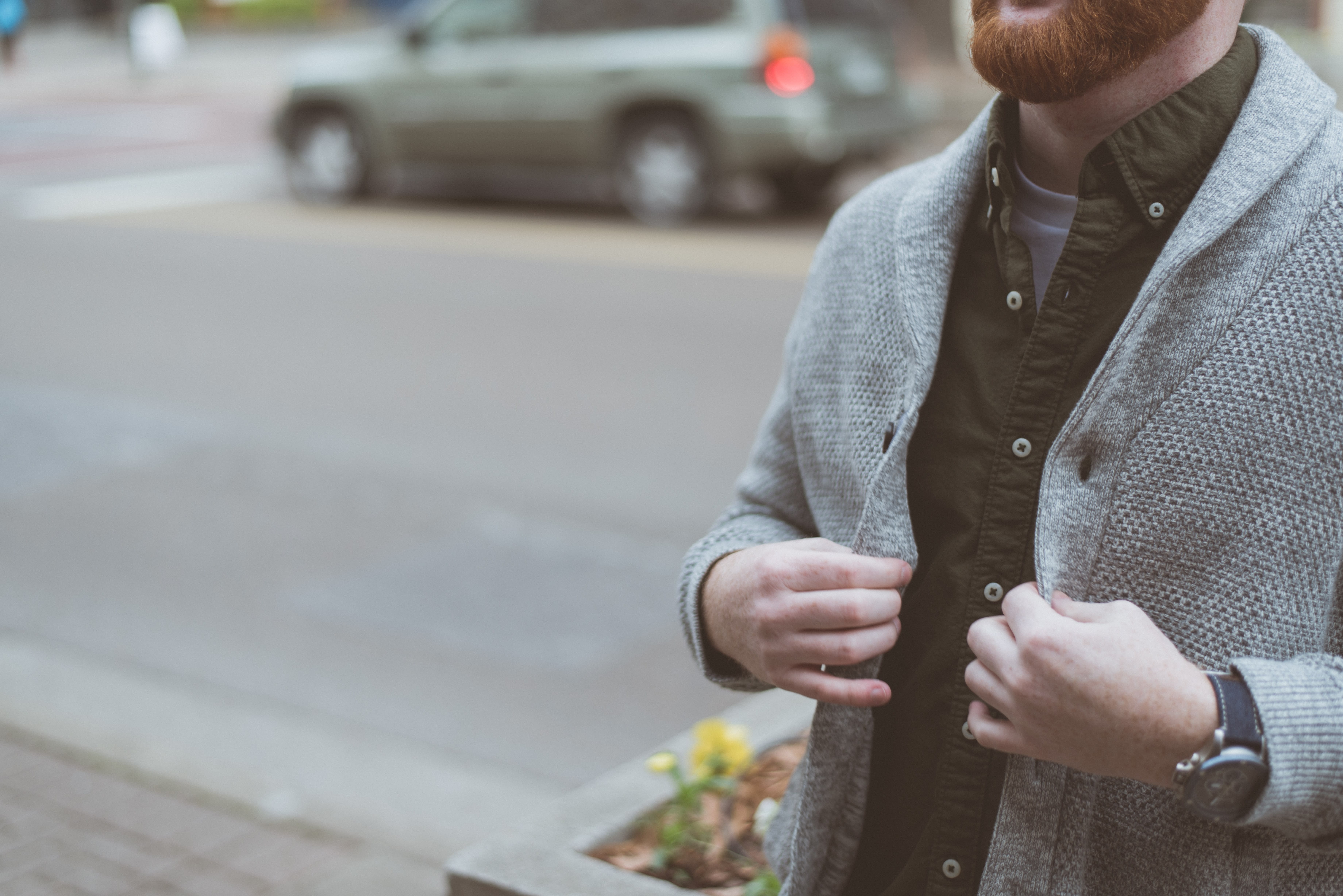 Men wearing sale cardigan