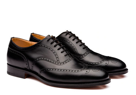 Chetwynd Calf Leather Oxford Brogue Black