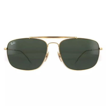 Aviator Gold Green G-15 Sunglasses