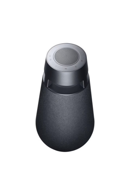 LG XBOOM 360 XO3 - Portable Bluetooth Speaker with 360 Sound, Customizable Mood Lighting (Charcoal Black)
